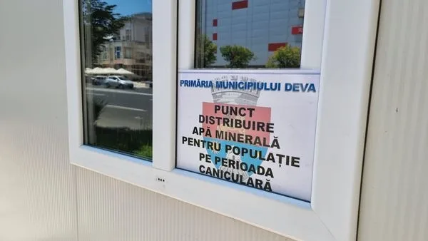 Apă potabilă pentru locuitorii din Deva în zilele caniculare