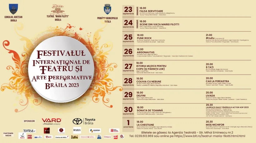 Festivalul Internațional de Teatru și Arte Performative la Brăila