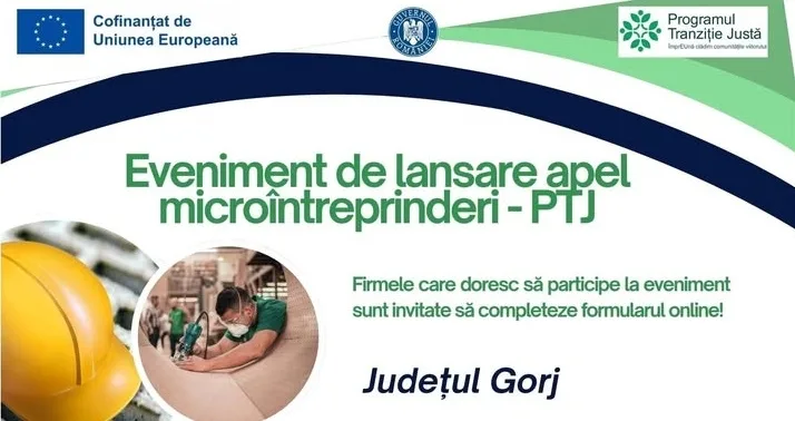 Sprijin concret pentru antreprenoriatul local în Gorj!