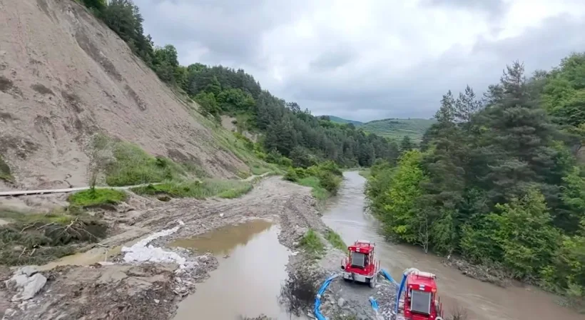 Două uzine de apă, afectate de dezastrul de la Salina Praid